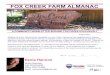 FOX CREEK FARM ALMANAC · 2017. 8. 28. · photographer right in your neigh-borhood! Specializing in newborn portraiture, maternity & children up to 1 year! Also offering headshot,