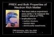 PREX and Bulk Properties of Neutron Rich brown/FRIB-theory-2008/ppt-pdf/frib... PREX and n Rich Matter