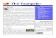 The Trumpeter · The Trumpeter In This Issue Birthdays, Baptism Birthdays, Anniversaries-pg. 4 Calendar-pg. 7 Flower Chart-pg. 4 From the Pastor-pg. 1 High School Graduates-pg. 3