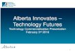 Alberta Innovates – Technology Futuresnadc.ca/docs/IOS-AITF.pdf · Meet Alberta’s research and innovation priorities in agriculture, forestry, energy, the environment, health,