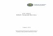 FY 2013 R&D Annual Review - Federal Aviation Administration€¦ · FY 2013 . R&D Annual Review . August 2015 . Report of the Federal Aviation Administration to the United States