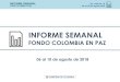 FONDO COLOMBIA EN PAZ - posconflicto.gov.co · FONDO COLOMBIA EN PAZ No. Informe: 18 06 al 10 de agosto 2018 Planeación Convocatoria Evaluación Asignación Ejecución Terminados