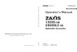 Hitachi Zaxis 135US-5N Hydraulic Excavator operator’s manual