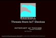 Redwall - Protecting your network from the IoT...Redwall Technologies Your presenter: Eric Üner 2 CTO Redwall Device security for mobiles, wearables, SCADA, and IoT Integrity monitoring,