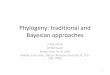 Phylogeny: traditional and Bayesian approaches02710/Lectures/Phylogeny.pdf · 2015. 4. 30. · Phylogeny: traditional and Bayesian approaches 5-Feb-2014 DEKM book Notes from Dr. B