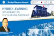 HYBRID LEARNING · 2020. 8. 11. · Types of Training in VTC Medan Job Seekers Training Instructure Basic Training Upgrading / Upskilling Competency Assessor Training Training Staff