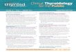 VOLUME 10 ISSUE 1 JANUARY 2017 - American Thyroid Association · 2019. 5. 20. · Clinical Thyroidology for the Public (from recent articles in Clinical Thyroidology) Volume 10 ISSUE