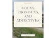 NOUNS, PRONOUNS, AND ADJECTIVES · 2019. 3. 7. · Nouns are listed in the dictionary with a very specific vocabu-lary entry. It includes the nominative singular form, the geni-tive