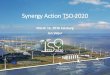 Synergy Action TSO 2020 - SYNERG-E project · SYNERGY ACTION TSO2020 Objective The TSO2020 Action combines the energy of the PCI 1.5 Denmark –Netherlands interconnector, currently