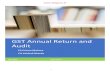 GST Annual Return and Audit...CA Pritam Mahure Pritam Mahure is Leader of CA Pritam Mahure and Associates, a boutique firm working in the field of indirect taxes including GST and