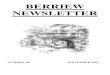BERRIEW NEWSLETTER · 2019. 12. 3. · Refail Presbyterian Chapel Minister Rev. Dr. D. Stirling Services every Sunday at 10am. unless otherwise stated. Sept. 2nd Joint Communion at