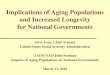 Implications of Aging Populations and Increased …2018/03/13  · Implications for our National Governments, our Economies, our Populations 14 GDP and total income will grow slower