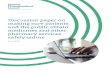 Discussion paper on making sure patients and the public ... · medicines are delivered online varies. Some pharmacies operate alongside prescribing services, while others provide
