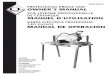 STK# 83012 PROFESSIONAL BRIDGE SAW OWNER’S MANUAL · 2015. 12. 24. · - 4 - INTRODUCTION • Congratulations on your purchase of the QEP Professional Bridge Saw, STK# 83012. The