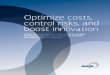 Optimize costs, control risks, and boost innovation · 2013. 6. 13. · optimize your operating model ... optimized operating model, all aligned with your business strategy. we draw