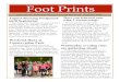 2019 August Foot Prints Newsletter...as we get our new logo. New Business: Trash Pick up Day: There was discussion on doing a trash pickup day each month. A suggestion was made to