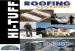 HI-TUFF ROOFING SYSTEMS · 2017. 12. 5. · 4 Hi-Tuff Roofs may be installed in several different ways The adhesive adhered system is the most versatile of Lexcan’s roofing assem-blies