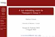 A non-embedding result for Thompson's Group V · 2013. 8. 12. · A non-embedding result for Thompson’s Group V Nathan Corwin Introduction coCFgroups Wreath Products Thompson’s