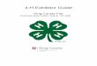 4-H Exhibitor Guide · 2020. 4. 23. · 4-H Exhibitor Guide King County Fair Enumclaw Expo Center, July 16 –19, 2020