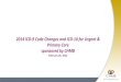 2014 CPT Update and ICD-10 Overview for …...2014 ICD-9 Code Changes and ICD-10 for Urgent & Primary Care sponsored by CHMB February 26, 2014 CHMB Corporate Overview • Founded in