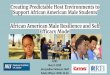 Creating Predictable Host Environments to Support African … · Resilience and Self-Efficacy Support Model for African American Males Academics Quality Instruction Racial Identity