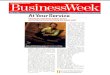 Corporate Concierge Service - TimeSquared... BusinessWeek JUNE 12, 2000 A PUBLICATION OF THE McGRAW-HlLL COMPANIES At Your Service— Corporate concierge Andrea Arena earns big bucks