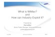 What is WiMax? How can Industry Exploit it? files/fcs_pdfs/events... · What is WiMax? and How can Industry Exploit it? Presented by Paul Jeffery Senior Product Manager, Samsung Electronics