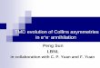 TMD evolution of Collins asymmetries in e annihilationBoer, 2001, 2009 Z uu and Z collins satisfy CSS evolution equation Energy Evolution (Ji-Ma-Yuan TMD factorization ) At the small