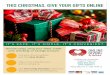 THIS CHRISTMAS, GIVE YOUR GIFTS ONLINE · 2017. 12. 14. · IT’S SAFE. IT’S SIMPLE. IT’S CONVENIENT. THIS CHRISTMAS, GIVE YOUR GIFTS ONLINE 2 3 1 BANK Visit your church website
