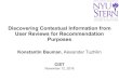 Discovering Contextual Information from User Reviews for …people.stern.nyu.edu/kbauman/research/slides/2016_K... · 2017. 8. 7. · Discovering Contextual Information from User