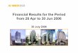 from 26 Apr to 30 Jun 2006 - Keppel REIT · 6/30/2006  · 3 Highlights 1st Interim Results (26 Apr to 30 Jun 2006) Ø Distributable income of $2.8m exceeded forecast by 17.5% Ø