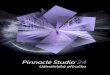 Pinnacle Studio 24 User Thank you for purchasing Pinnacle Studio 24. We hope you enjoy using the so ftware. If you have not used Pinnacle Studio before, we recommend that you keep