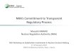 NRA’s Commitment to Transparent Regulatory Process · Masashi HIRANO Nuclear Regulation Authority (NRA) NEA Workshop on Stakeholder Involvement in Nuclear Decision -Making 17-19