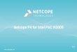 Netcope P4 for Intel PAC N3000...P4 Language Domain specific language specialised in network data forwarding Flexible protocol stack- Indepence of network protocols. Traffic processing