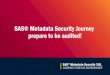 SAS® Metadata Security Journey prepare to be audited! Group... · 2017. 11. 21. · SAS® Metadata Security 301 AUDITING YOUR SAS ENVIRONMENT. #GHSUG @CharynFaenza @HomesAtMetacoda