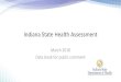 Indiana State Health Assessment-Community Feedback State Health... · 2018. 3. 19. · Data book for public comment. State Health Assessment •A State Health Assessment (SHA) is