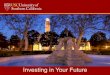 Investing in Your Future · 2017. 10. 18. · Investing in Your Future. ... • Scholarships–money awarded based upon merit and/or special talent that the student does not need