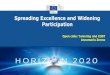 Spreading Excellence and Widening Participation · 2017. 5. 4. · PolicyResearch and Innovation A major policy intervention: the Widening Package under H2020 Measures in Horizon