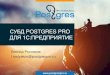 СУБД POSTGRES PRO · • Российская СУБД Postgres Pro • Разработка PostgreSQL с 1996 года • Работаем с мировым сообществом