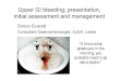 GI Bleeding -Definitions - Transfusion Guidelines · Blood in upper GI tract, adherent clot, visible or spurting vessel Rockall et al., Gut 1995 0 10 20 30 40 50 60 012345678+ Rockall