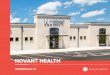 NOVANT HEALTH - Capital Pacific...to promote a healthy outdoor lifestyle, connected via a network of walkable streets, sidewalks, and pathways. It is planned to include approximately