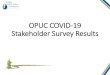 OPUC COVID-19 Stakeholder Survey Results...Stakeholder Survey Results What duration should Time Payment Agreements (TPA) be set at? 2 How many times should a customer be able to break