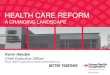 HEALTH CARE REFORM · HEALTH CARE REFORM A CHANGING LANDSCAPE Kevin Hayden Chief Executive Officer Group Health Cooperative of South Central Wisconsin. REFORM TIMELINE Health Insurance
