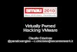 Virtually Pwned Hacking VMware - Secure Network...VASTO Virtualization ASsessment TOolkit E' un “exploit pack” per Metasploit specializzato nella sicurezza della Virtualizzazione