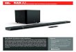 5.1-Channel 4K Ultra HD Soundbar with True Wireless ... · Easily connect all your 4K devices and upgrade your home entertainment to Ultra HD. Wireless music streaming with Bluetooth