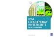 2014 CLEAN ENERGY INVESTMENTS...1 In 2014, the Asian Development Bank (ADB) achieved clean energy investments of $2.4 billion, continuing to meet its annual target of investing at