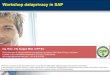 Workshop dataprivacy in SAP - D & IM Services and SAP - Overview... · 2018. 3. 29. · Data in SAP Business Suite and SAP S/4HANA is or might become personal data. A Sales Order