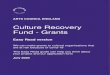 Culture Recovery Fund - Grants · 2020. 7. 28. · Culture Recovery Funds - Grants Easy Read Applying to this fund To apply, start a new application online. Choose Culture Recovery