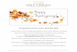 THANKSGIVING DAY HOURS 2018 · GET FRESH COMPANIES 6745 S. Escondido St Las Vegas, NV 89119 P 702.897.8522 / F 702.897.8525 THANKSGIVING DAY HOURS 2018 In observation of the Thanksgiving