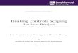 Heating Controls Scoping Review Project - GOV UK · Heating Controls Scoping Review Project 7 April 2016 Loughborough University 2 1.3 An overview of domestic space heating controls